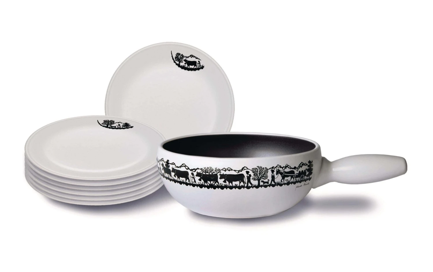 Käsefondue-Set Alpaufzug 7 Teile, Weiss - Fondue Set Stöckli Käsefondue-Set Alpaufzug 7 Teile, Weiss - Fondue Set -Raclette Deutschland 1046101 1 7 scaled