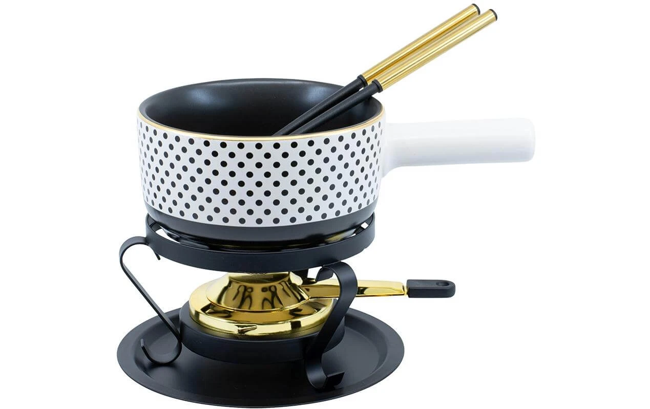 Käsefondue-Set Dots 5 Teile, Schwarz - Fondue Set Kadastar Käsefondue-Set Dots 5 Teile, Schwarz - Fondue Set -Raclette Deutschland 1265620 1 7