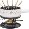 Kadastar Käsefondue-Set Sparkling Wint E22 9 Teile, Schwarz/Weiss - Fondue Set -Raclette Deutschland 1433231 1 7