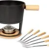 Stöckli Käsefondue-Set Titlis Big 9 Teile, Schwarz - Fondue Set -Raclette Deutschland 1474861 1 7
