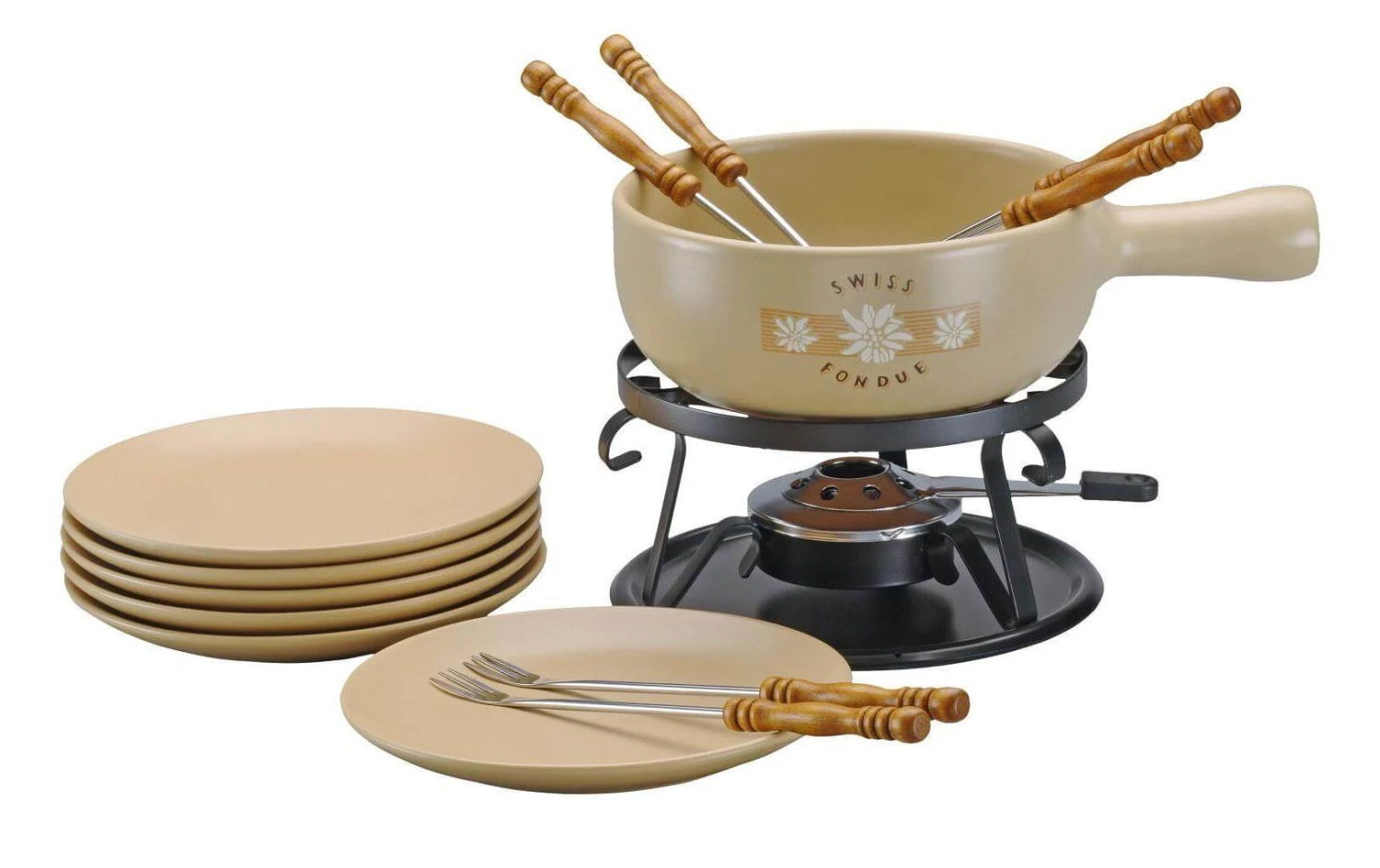 Käsefondue-Set Alpe 15 Teile, Beige/Schwarz - Raclette, Fondue und Tischgrill TTM Käsefondue-Set Alpe 15 Teile, Beige/Schwarz - Raclette, Fondue Und Tischgrill -Raclette Deutschland 187347 1 7