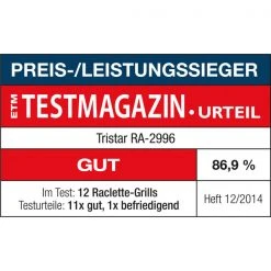 Tristar RA-2996 - Raclette-Grills -Raclette Deutschland 346754 3 d