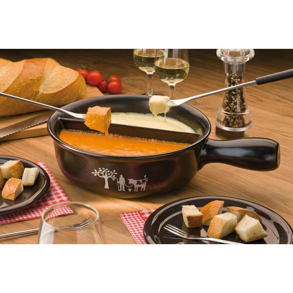 Caquelon 2-Fondues - Fondue Set FERO Caquelon 2-Fondues - Fondue Set -Raclette Deutschland 349361 2 d