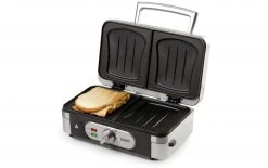 Domo Multifunktionsgrill 3-in-1 Sandwichtoaster DO9136C 1000 W - Kontaktgrill