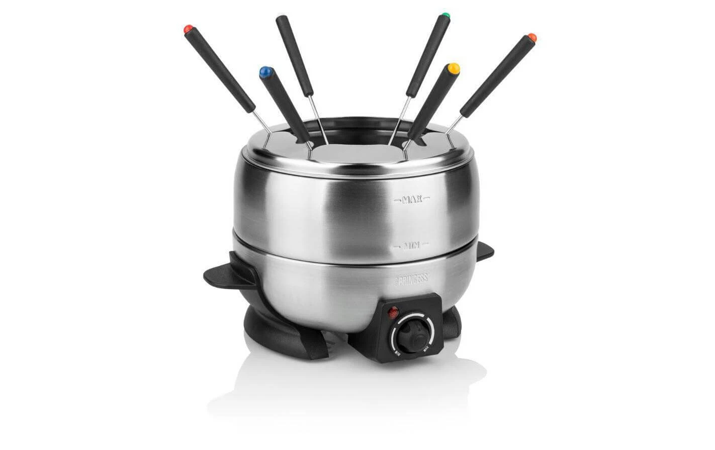 Fondue-Set All-in-One 800 Watt 7 Teile, Schwarz/Silber - Fondue Set Princess Fondue-Set All-in-One 800 Watt 7 Teile, Schwarz/Silber - Fondue Set -Raclette Deutschland 785660 1 7